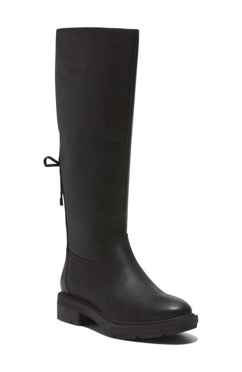 Knee High Tims Winter Boots Discount Black Knee High Timberlands