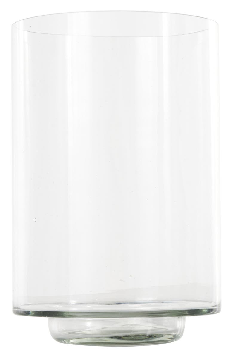 GINGER BIRCH STUDIO Glass Candleholder, Alternate, color, Clear