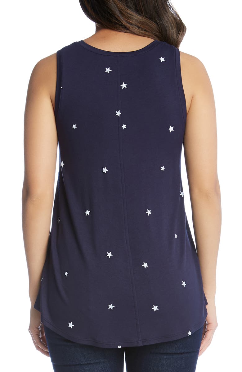Karen Kane Star Print Tank, Alternate, color,