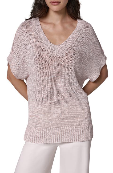 Metallic Relaxed Fit Sweater