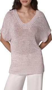 Donna Karan New York Metallic Relaxed Fit Sweater