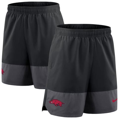 Men's Nike Black Arkansas Razorbacks 2025 Sideline Performance Shorts