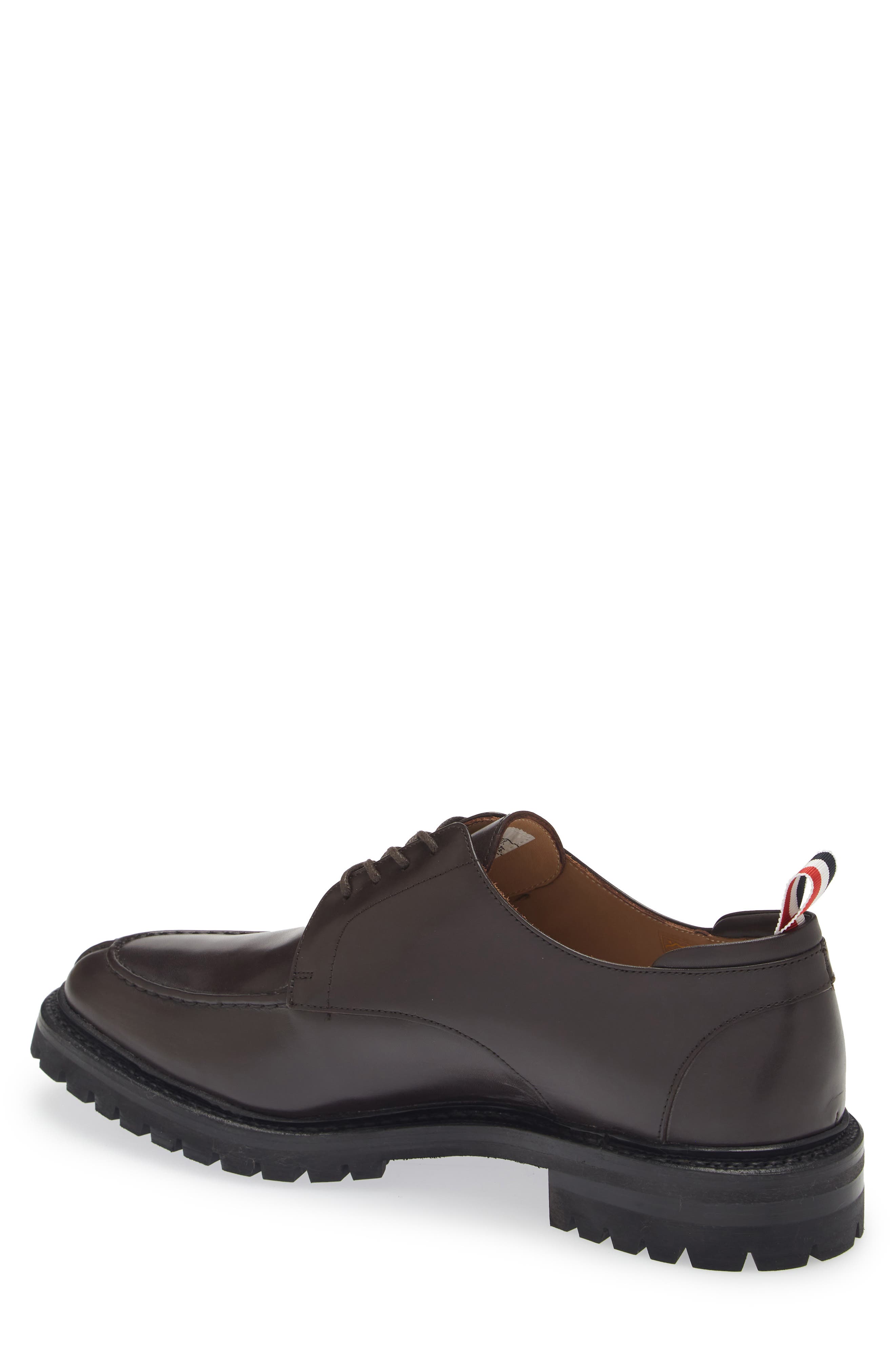 Thom Browne Apron Toe Derby, Alternate, color, Brown