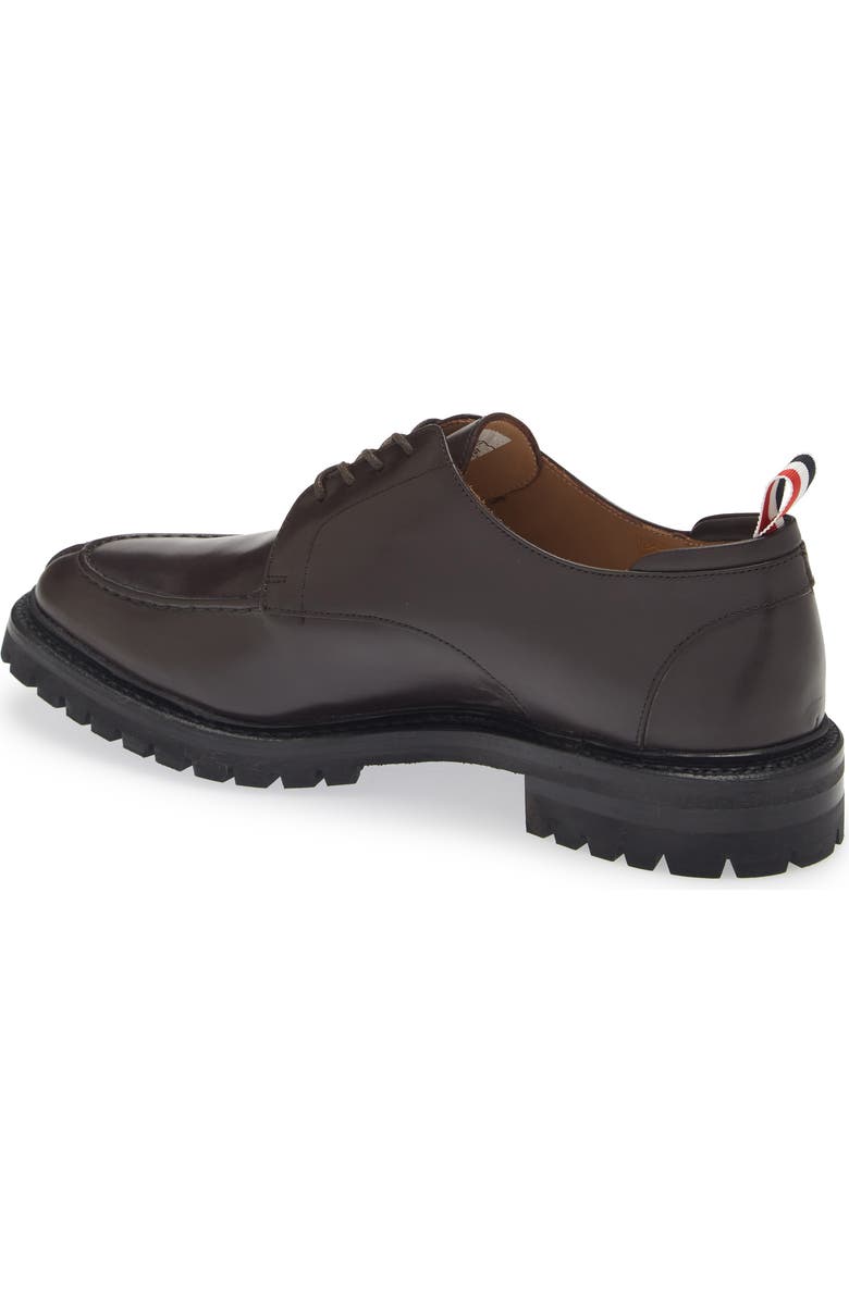 Thom Browne Apron Toe Derby, Alternate, color, Brown