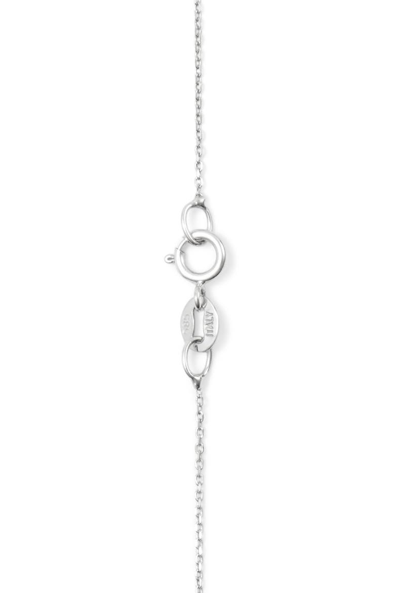 'Sylvie Rose' Diamond Bar Pendant Necklace, Alternate, color, WHITE GOLD