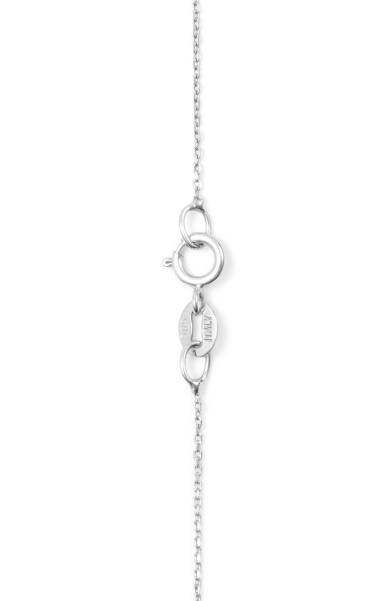 Dana Rebecca Designs 'Sylvie Rose' Diamond Bar Pendant Necklace, Alternate, color, White Gold