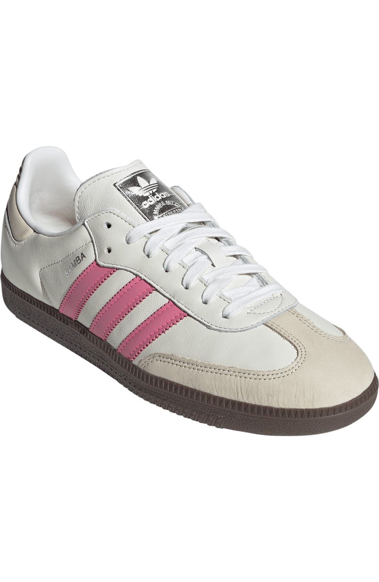 adidas Gender Inclusive Samba OG Sneaker, Main, color, Cloud/Pink/ Wonder