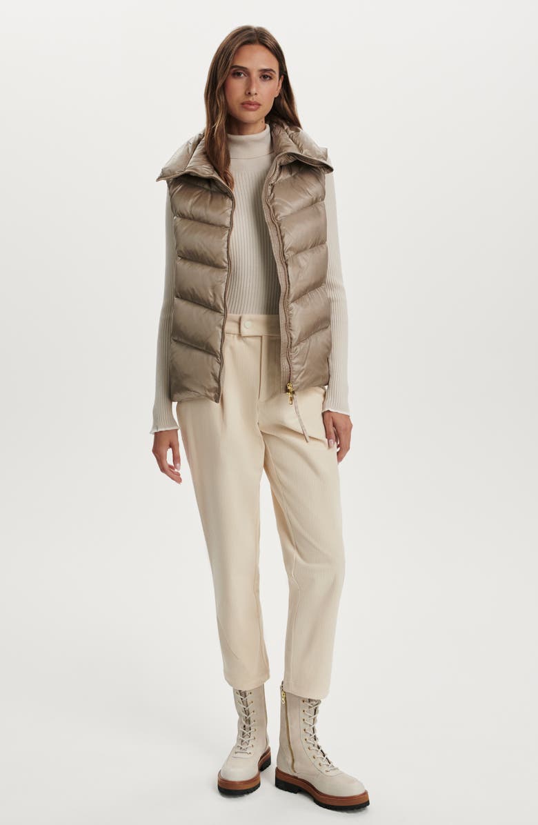 Varley Bextor 700 Fill Power Down Puffer Vest, Alternate, color, Simply Taupe