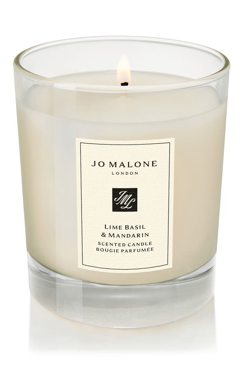 Lime Basil & Mandarin Scented Home Candle, Alternate, color, NO COLOR