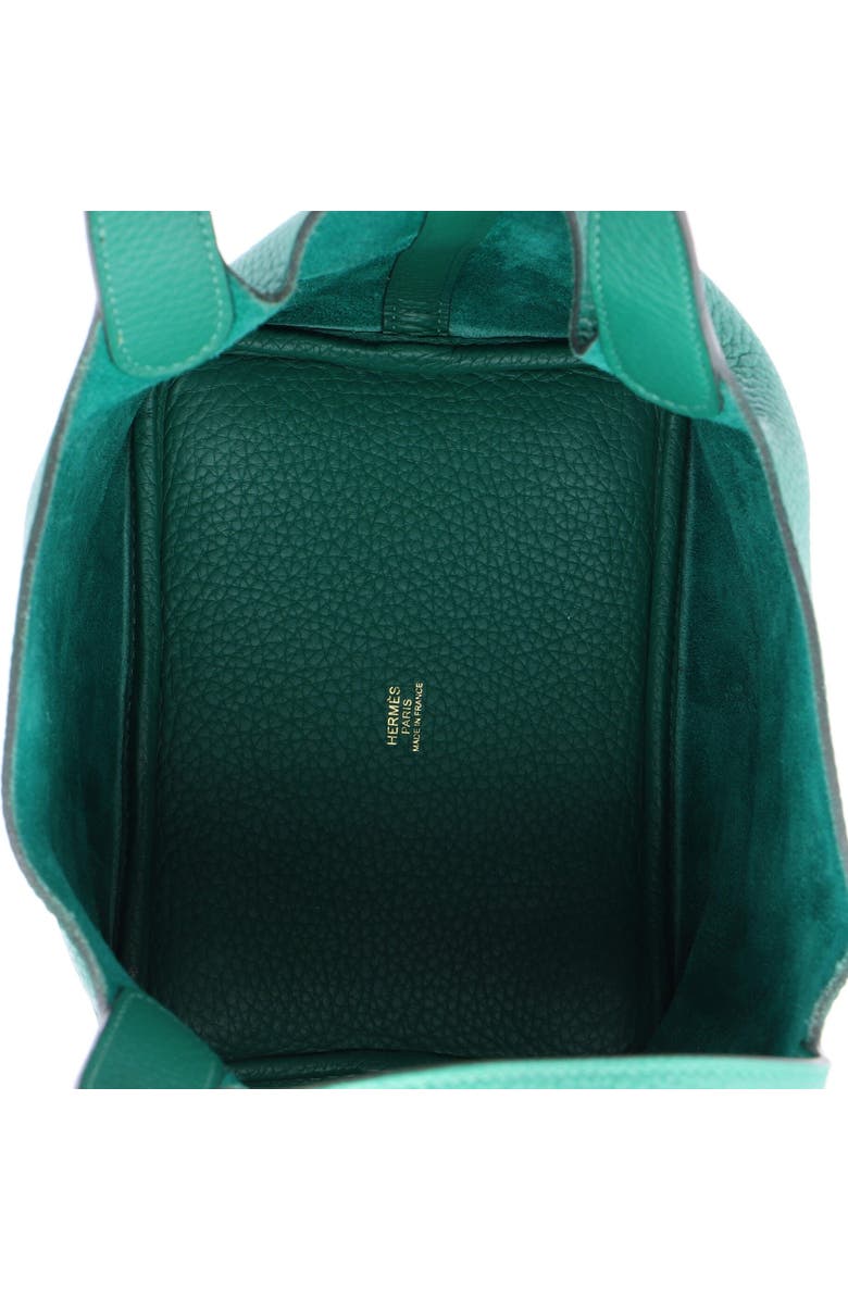 Pre-Owned Hermes Picotin Lock Bag Clemence PM, Alternate, color, Vert Vertigo