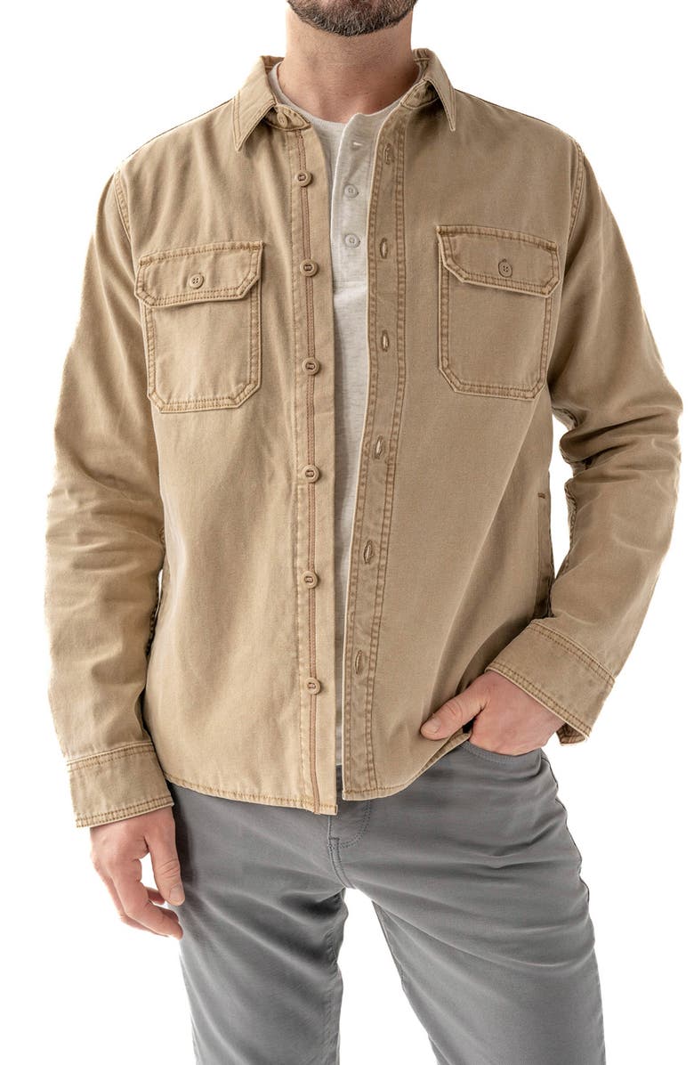 Devil-Dog Dungarees CPO Overdyed Canvas Jacket, Main, color, 