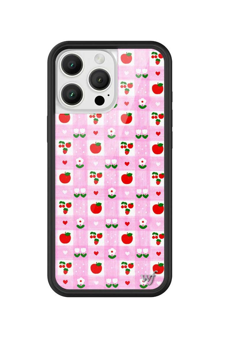 Apple a Day iPhone Case, Main, color, Pink