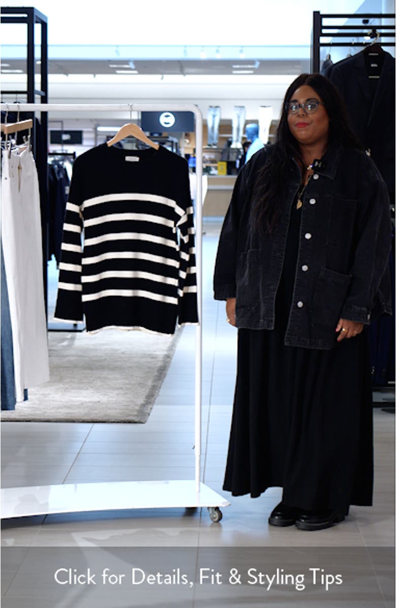 Elliot Stripe Sweater, sales video thumbnail