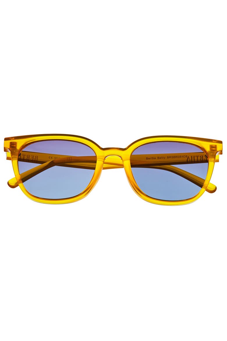 Betty Polarized Sunglasses, Alternate, color, Yellow/Pink