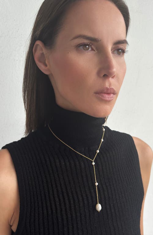 St. Moran Freshwater Pearl Y-necklace