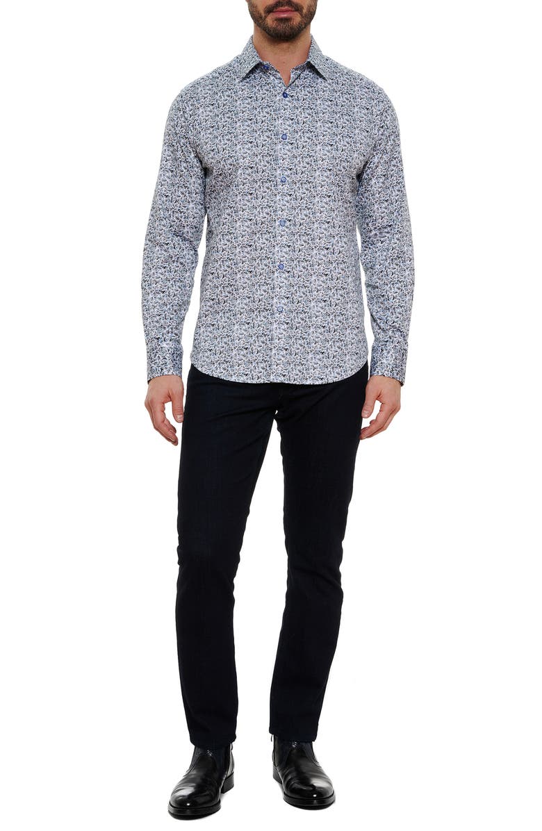 Robert Graham Barbera Floral Button-Up Shirt, Alternate, color, 