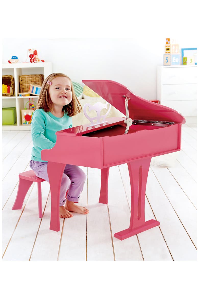 'Happy Grand' Toy Grand Piano & Bench, Alternate, color, PINK