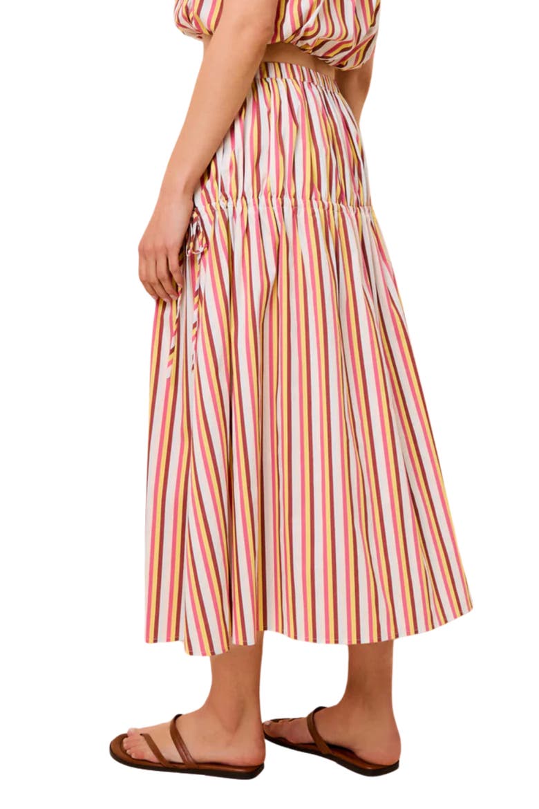 Ivy Stripe Stretch Poplin Maxi Skirt, Alternate, color, SYMI STRIPE