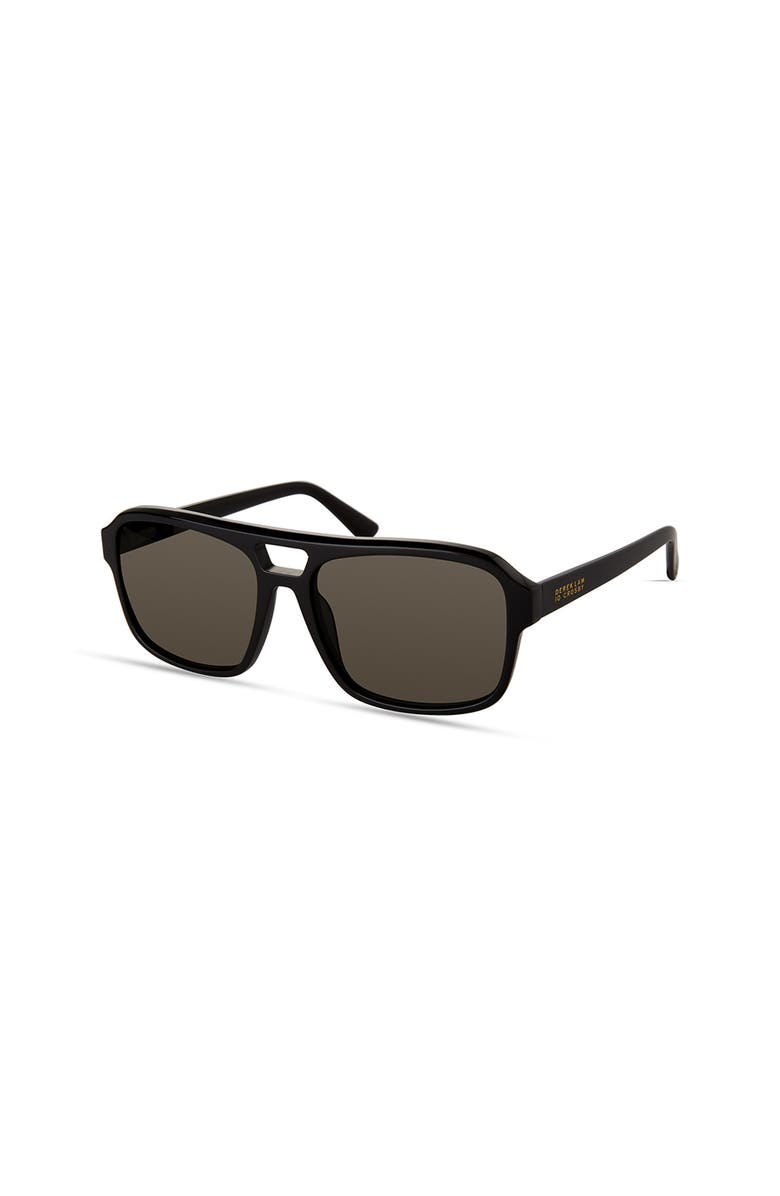Derek Lam 10 Crosby Ryanne Sunglasses, Alternate, color, Black