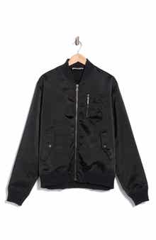 Palm Angels Curved Logo Bomber Jacket