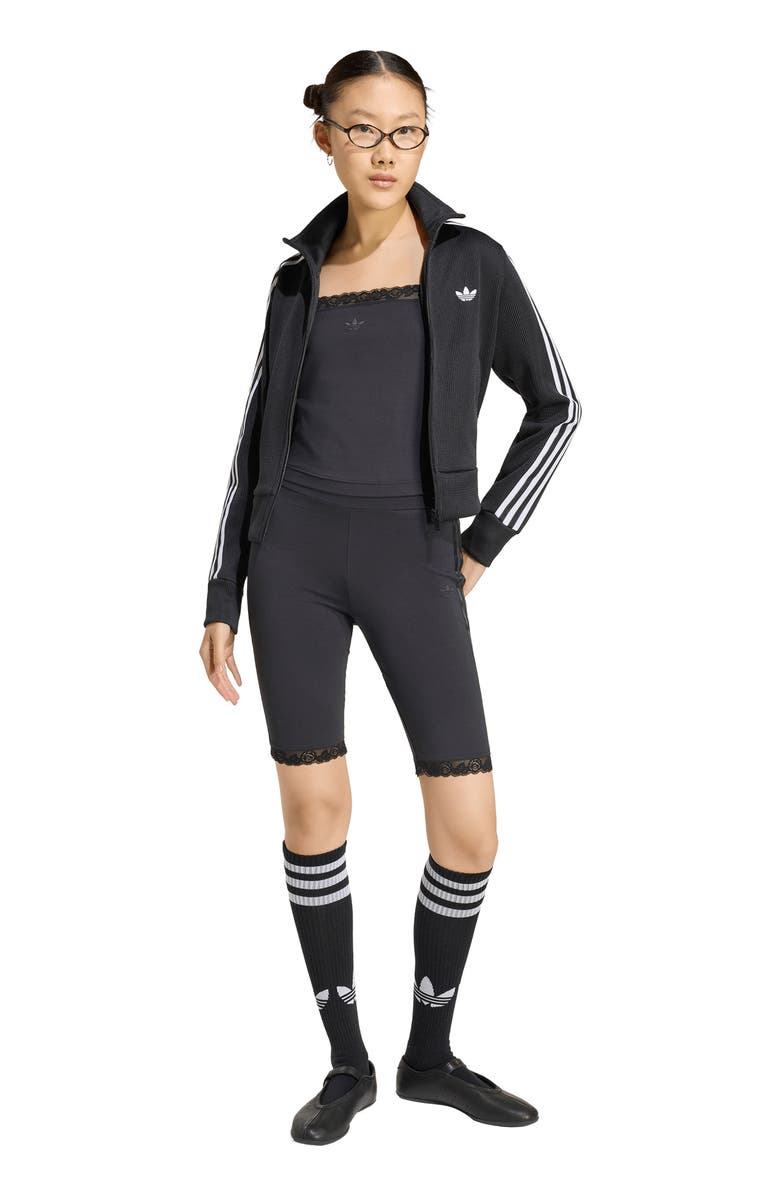 adidas Originals Lace Cycling Shorts, Alternate, color, Black