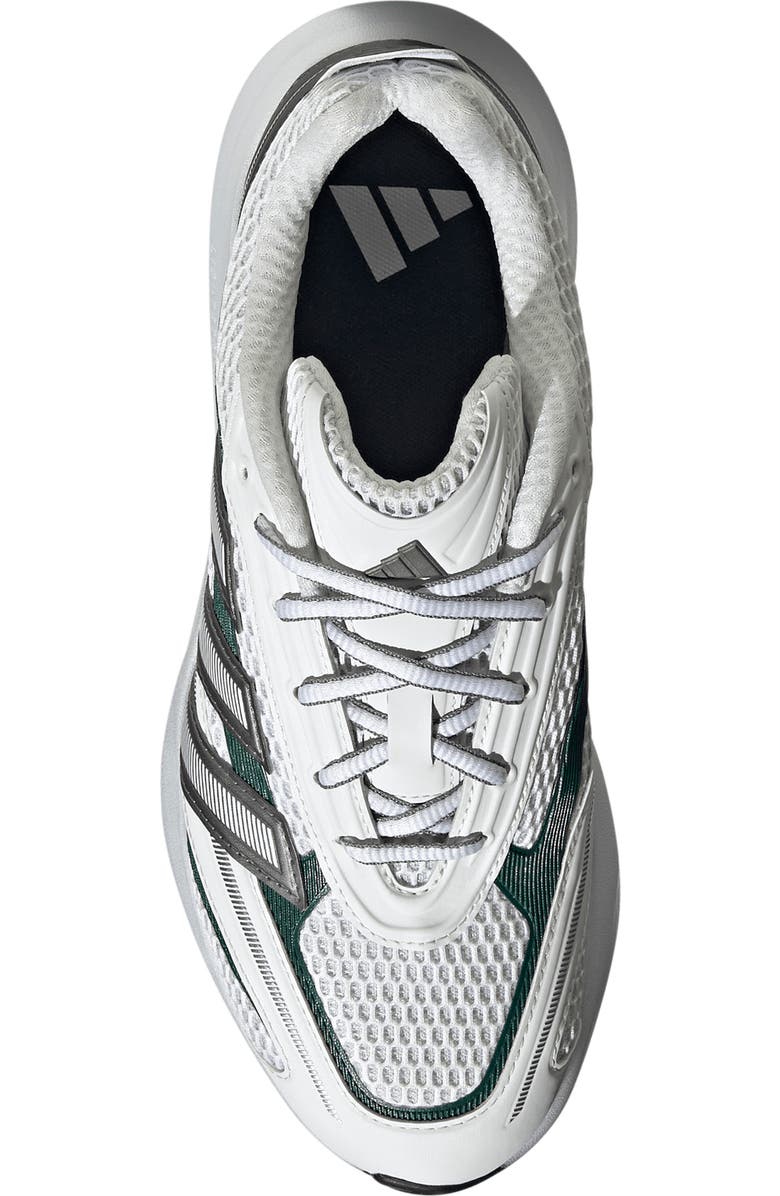 adidas Lightblaze Glow Sneaker, Alternate, color, White/ Iron Met/ Green