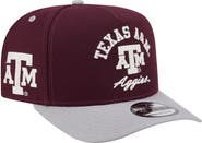 New Era Men's New Era Maroon/Gray Texas A&M Aggies Two-Tone Arched 9FIFTY Snapback Hat