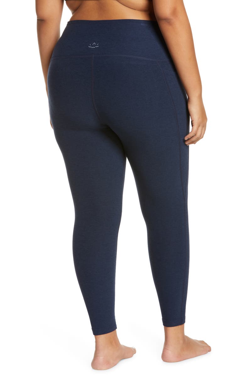Beyond Yoga Out of Pocket High Waist Leggings, Alternate, color, Nocturnal Navy