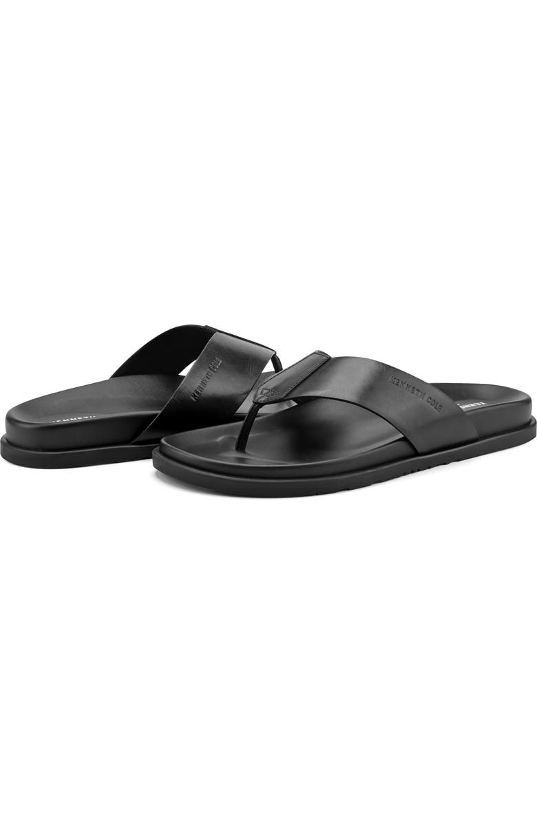 Kenneth Cole New York Worly Flip Flop, Alternate, color, Black/ Black/ Black