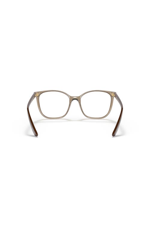Vogue Eyewear 52mm Rectangle Optical Glasses In Neutral