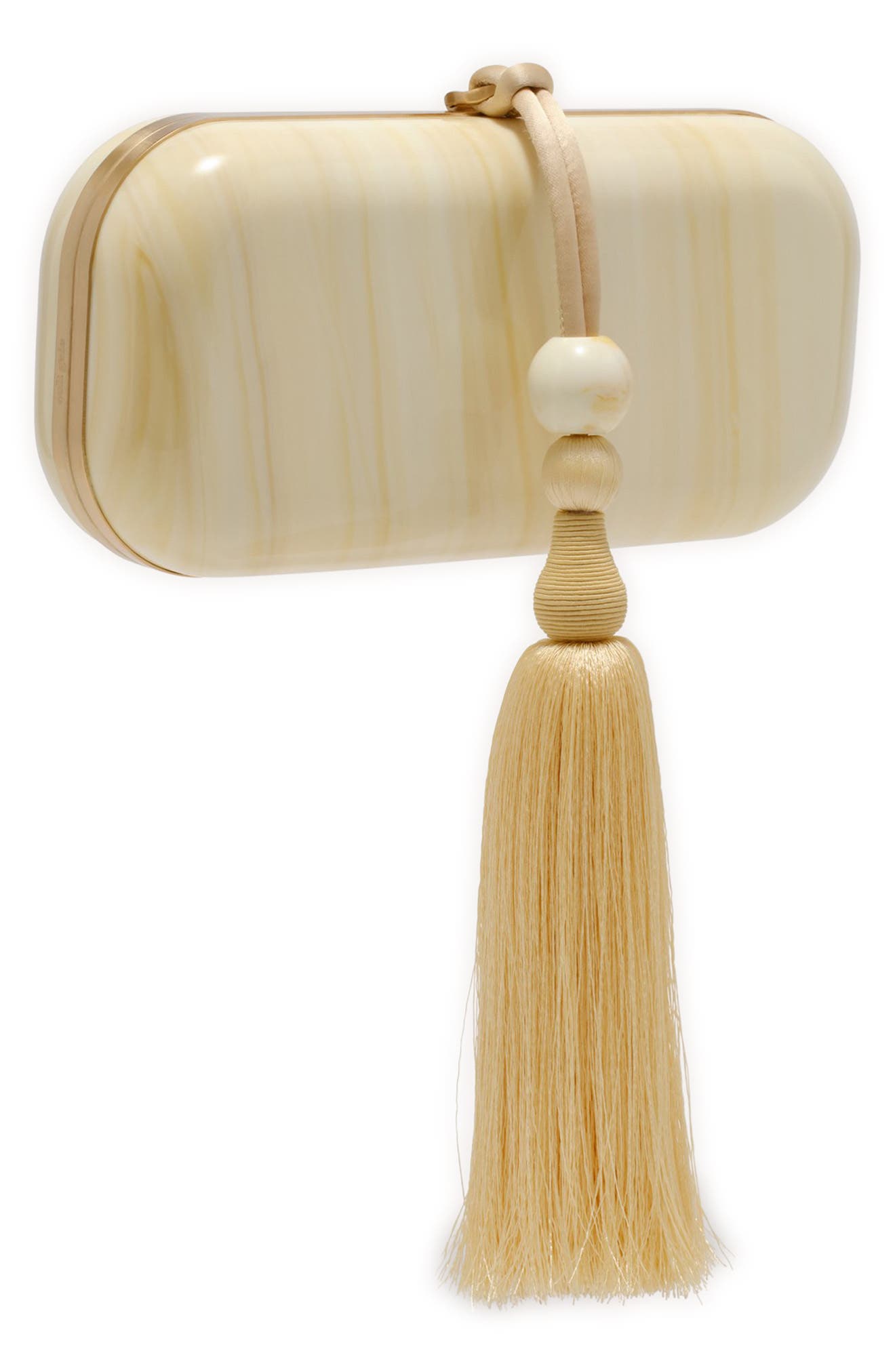 Cult Gaia Yasmin Clutch, Alternate, color, Sand Degrade