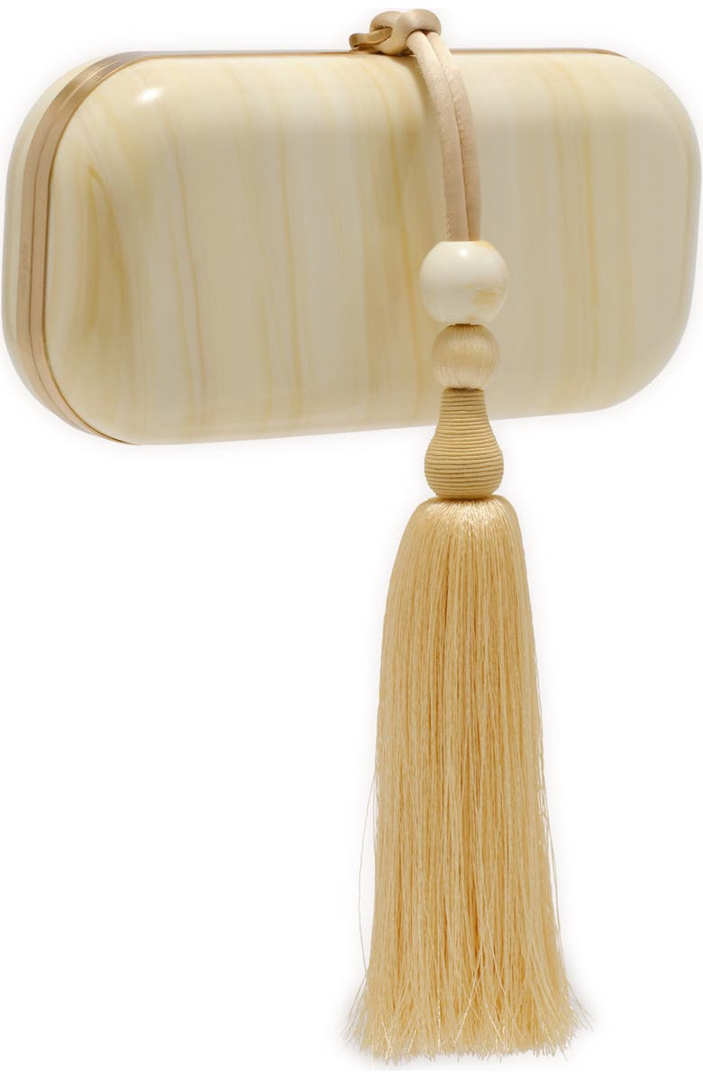 Cult Gaia Yasmin Clutch, Alternate, color, Sand Degrade