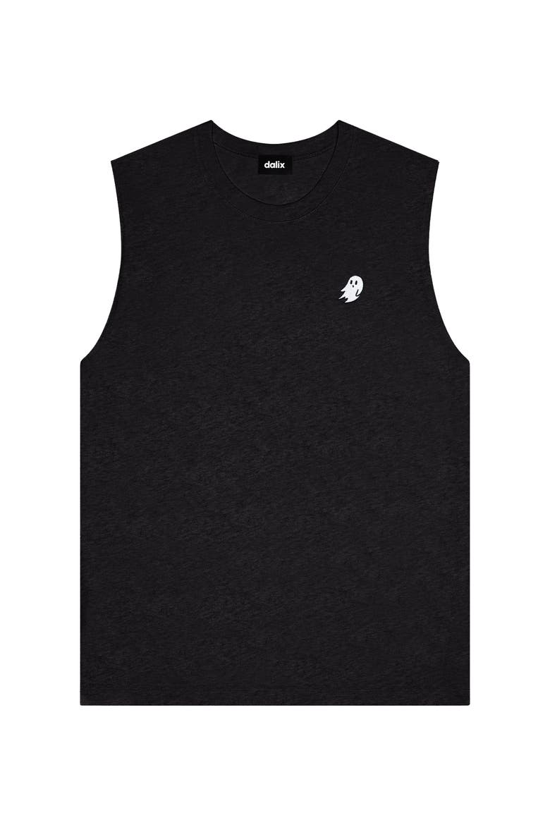 Mens Ghost Lightweight Cotton Tank, Main, color, Dark Heather