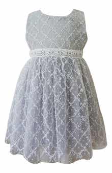 Popatu Kids' Lattice Lace Party Dress