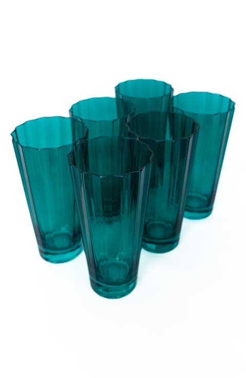 Sunday Set of 6 Highball Glasses