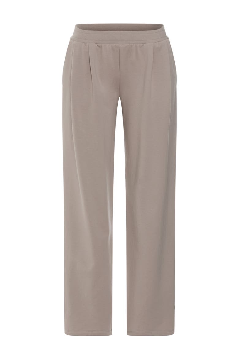 Natural Living Cotton Blend French Terry Pants, Main, color, Rose Grey