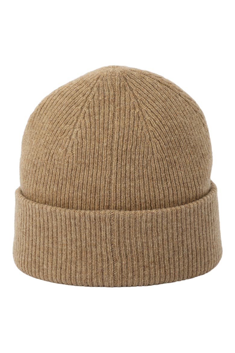 Ramskull Wool Beanie, Alternate, color, DARK ECRU BEIGE