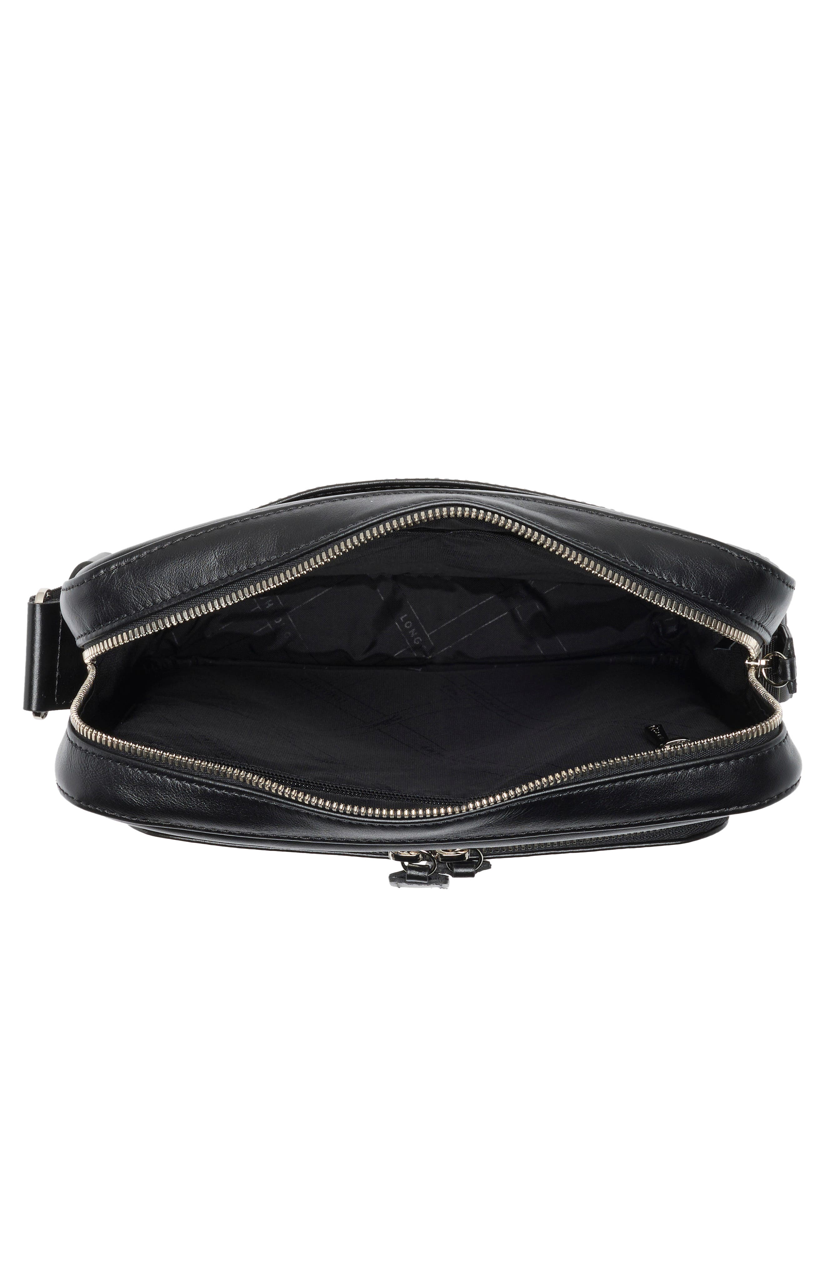 Longchamp Baxi Medium Crossbody Bag, Alternate, color, Black
