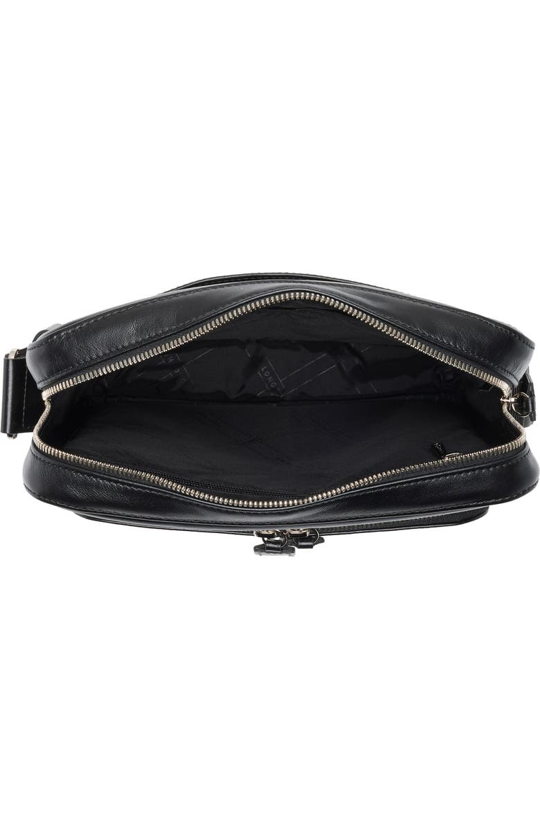 Longchamp Baxi Medium Crossbody Bag, Alternate, color, Black