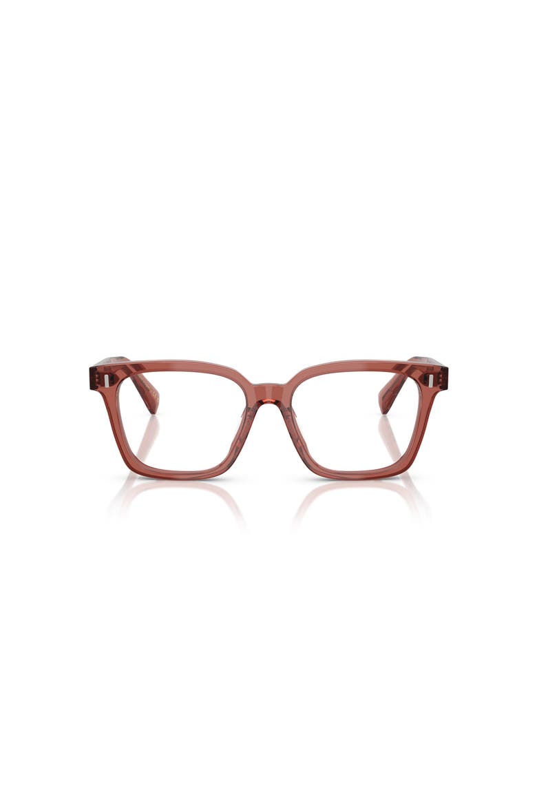 51mm Rectangle optical glasses, Alternate, color, Red