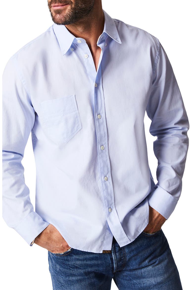 Arnie Oxford Button-Down Shirt, Main, color, LIGHT BLUE