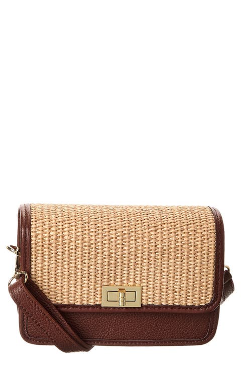 Woven Straw Crossbody Strap