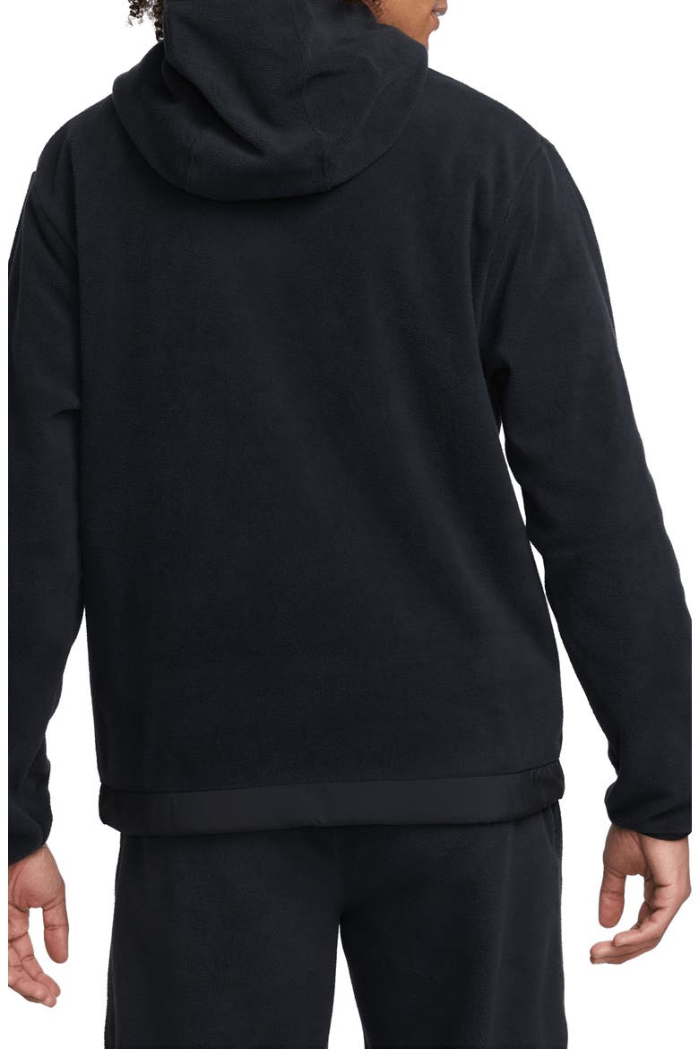 Winterized Fleece Logo Hoodie, Alternate, color, BLACK