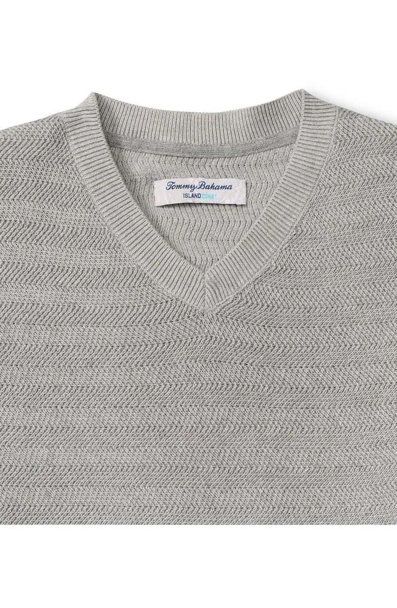 Tommy Bahama Coolside Course IslandZone<sup>®</sup> Sweater, Alternate, color, Grey Heatherer