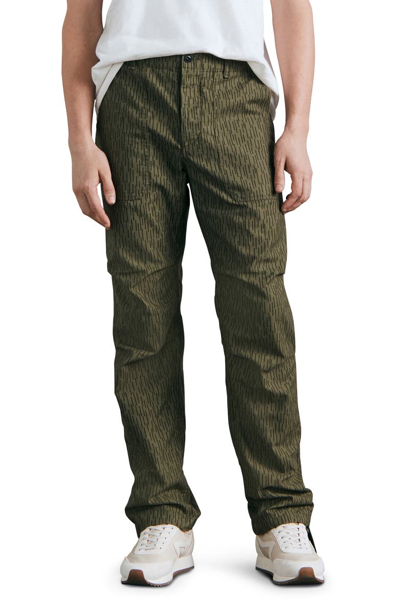 rag & bone Combat Dash Print Cotton Cargo Pants, Main, color, Grnpncamo