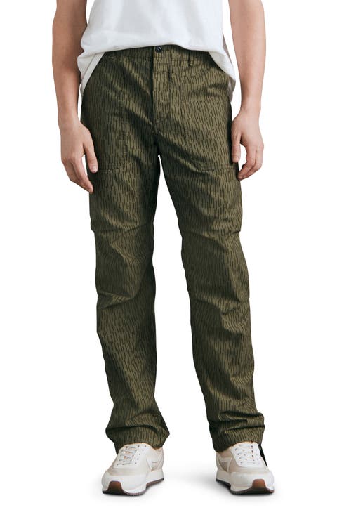 Combat Dash Print Cotton Cargo Pants