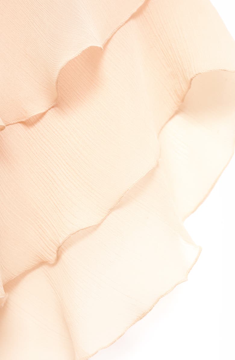 MANGO Ruffle Bell Sleeve Top, Alternate, color, 