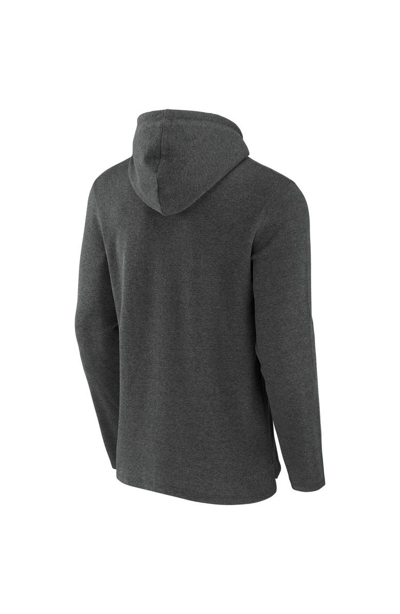 NFL X DARIUS RUCKER Men's NFL x Darius Rucker Collection by Fanatics Heathered Charcoal Las Vegas Raiders Waffle Knit Pullover Hoodie, Alternate, color, Heather Charcoal