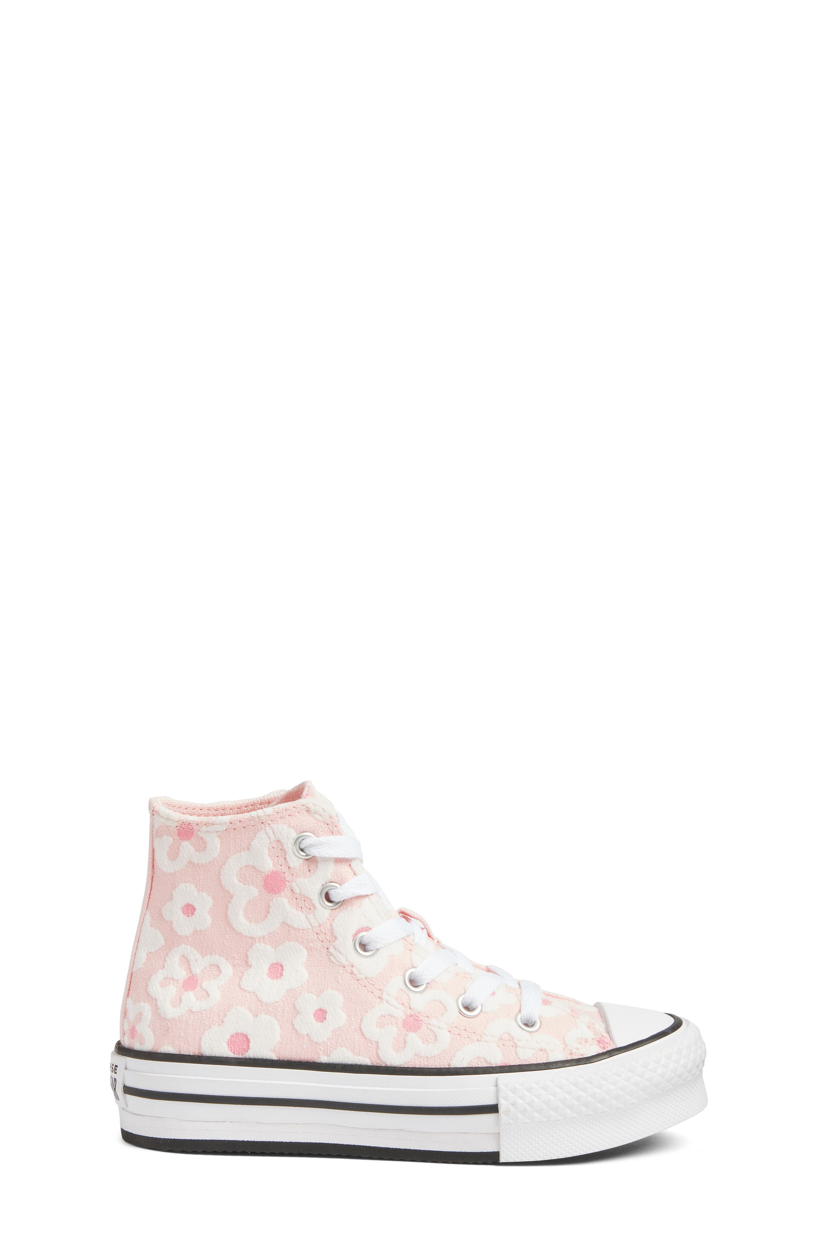 Converse Kids' Chuck Taylor<sup>®</sup> All Star<sup>®</sup> EVA Lift Floral High Top Sneaker, Alternate, color, 