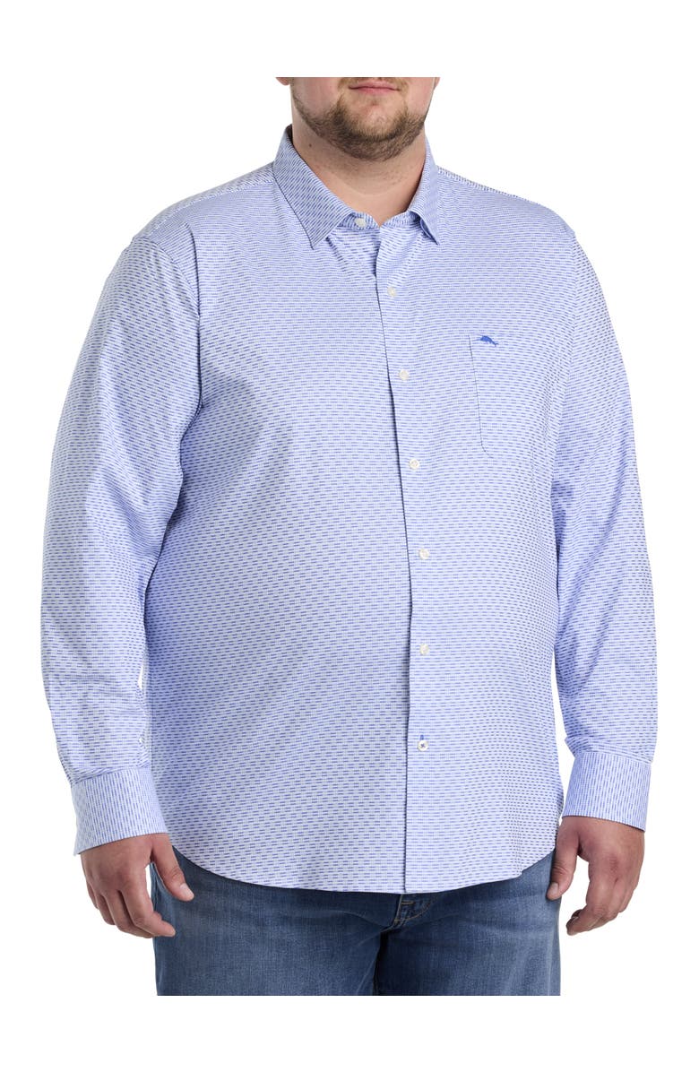 Tommy Bahama Big & Tall Sarasota Ventura Stripe Sport Shirt, Alternate, color, 